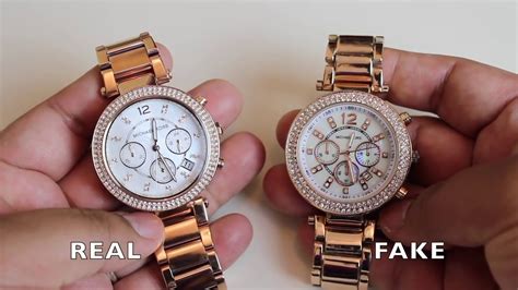 michael kors watch real vs fake|check for michael kors watches.